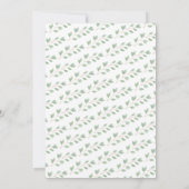 Waterverf Greenery Thanksgiving Dinner Kaart (Achterkant)