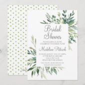 Waterverf Greenery Vrijgezellenfeest Kaart (Voorkant / Achterkant)