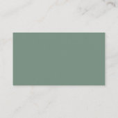 Waterverf Greenery Wedding Sage Green Registry Informatiekaartje (Achterkant)