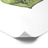 Waterverf Greenery Wreath Wedding Welcome Sign Poster (Hoek)