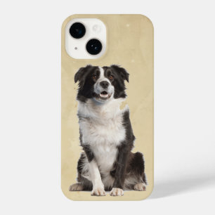 Waterverf grens Collie Dog Pet Animal iPhone 14 Hoesje