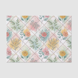Waterverf Grid Pattern Decoupage Tissue Paper Tissuepapier