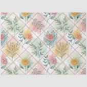 Waterverf Grid Pattern Decoupage Tissue Paper Tissuepapier (Voorkant)