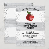 Waterverf grijze strepen kaart (Voorkant / Achterkant)