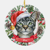 Waterverf grijze tablet - aangepast Ornament voor (Achterkant)