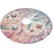 Waterverf grillige kerst kerstboom rok (Gekanteld)