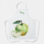 Waterverf Groen Apple Schort (Voorkant)