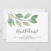 Waterverf Groen Bewegende aankondiging (Voorkant)