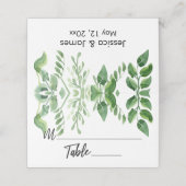 Waterverf groen Casual handschrift typografie2 (Buitenkant ongevouwen)