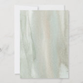 Waterverf Groen goud geometrisch Afstuderen Kaart (Achterkant)