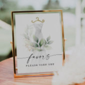 Waterverf groen goud Vrijgezellenfeest gunsten tek Poster