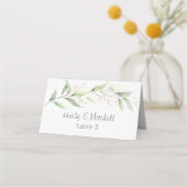 Waterverf Groen & gouden gebladerte (Achterkant)