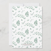 Waterverf Groen Koper Modern Elegant #bruiloft Save The Date (Achterkant)