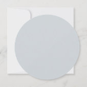 Waterverf Groen, Wit en Grijs Dank u Kaart (Achterkant)