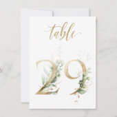 Waterverf Groene en goudvulling, Tabel nummer 29 Kaart (Achterkant)