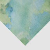 Waterverf Groene retro Tissuepapier (Detail)