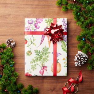 Waterverf Groentetuin Cadeaupapier voor Haar