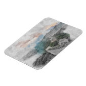 Waterverf grote muur van china magneet (Linkerzijde)