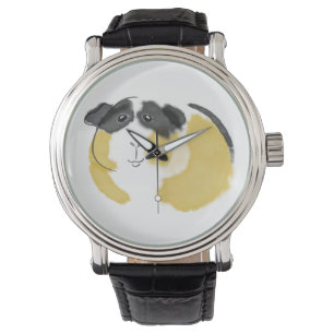 Waterverf Guinee Pig Horloge