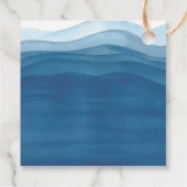 Waterverf haai dank u Label (Achterkant)