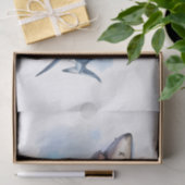 Waterverf haaien tissuepapier (Geschenk)