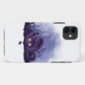 Waterverf Halloween Cat Case-Mate iPhone Case (Achterkant (horizontaal))