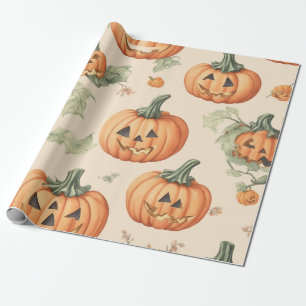 Waterverf Halloween Delight Cadeaupapier