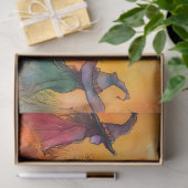 WATERVERF HALLOWEEN HEKSEN ONTKOPPELING TISSUEPAPIER (Geschenk)