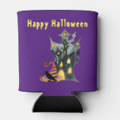 Waterverf Halloween House en Pet Blikjeskoeler (Achterkant)