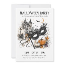 Waterverf Halloween Maskerade
