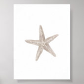 Waterverf hand getekende zeesterren print (Voorkant)