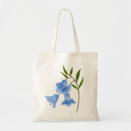Waterverf handgeschilderde Bluebell Flowers Tote Bag