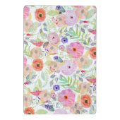 waterverf handverf abstracte florale mini klembord (Achterkant)