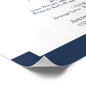 Waterverf handvuurvaste handtekeningen Cocktails Poster (Hoek)