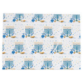 Waterverf Hanukkah Holiday Groot Cadeauzakje (Achterkant)