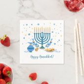 Waterverf Hanukkah Holiday Servet (Insitu)