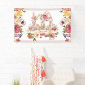 Waterverf Happy Paaster Bunny Spandoek (Insitu)