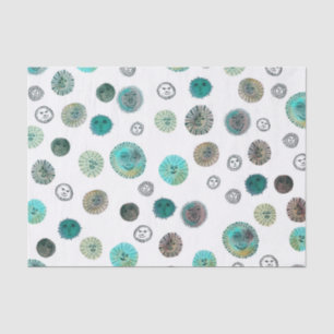Waterverf Happy Suns Pattern Gift Tissuepapier
