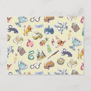 Waterverf Harry Potter Icons Briefkaart