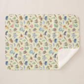 Waterverf Harry Potter Icons Sherpa Deken (Voorkant (horizontaal))