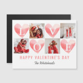 Waterverf Hart Love Foto Collage Valentijns (Voorkant / Achterkant)