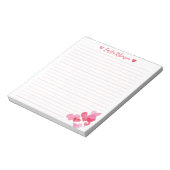 Waterverf hart Notitieblok (Gedraaid)