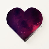  Waterverf hart op maat Notitieboek (Achterkant)