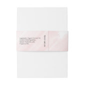 Waterverf Harte Valentijnsdag Artisan Soap Wrap Uitnodigingen Wikkel (Achterkant Voorbeeld)