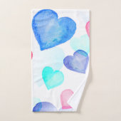Waterverf harten bad handdoek (Handdoek)