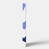 Waterverf harten blauw uitbarsten Case-Mate iPhone case (Achterkant / Rechts)