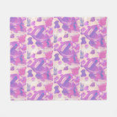 Waterverf harten fleece deken (Voorkant (Horizontaal))