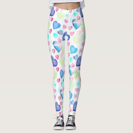 Waterverf harten leggings (Voorkant)