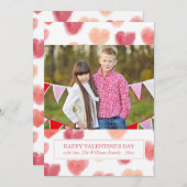 Waterverf harten | Valentijnsdag Kaarten (Voorkant / Achterkant)