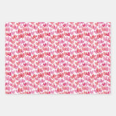 Waterverf hartpatroon inpakpapier vel (Voorkant)